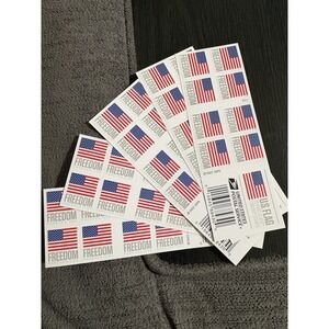Authentic USPS First-Class Freedom Forever Stamps - Self Adhesive 100ct